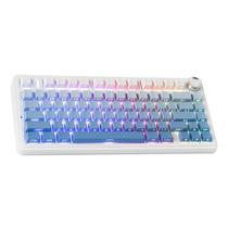 Teclado mecânico EPOMAKER x Aula F75 Gasket 75% RGB Azul