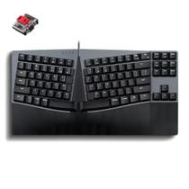 Teclado mecânico ergonômico com fio Perixx PERIBOARD-335RD