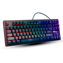 Teclado Mecânico Flakes Power Hyper Anti Ghosting Iluminação Rainbow 7 Cores ELG FLKTM002 Teclado Mecânico Flakes Power Hyper Anti Ghosting Iluminação Rainbow 7 Cores ELG FLKTM002