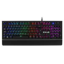 Teclado Mecânico Game Evus Blackout Switch Red Preto Led RGB