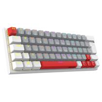 Teclado Mecanico Gamer 60% White Ghost Switch Red Kuromori Pcyes Teclado Mecanico Gamer 60% White Ghost Switch Red Kuromori Pcyes