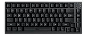 Teclado Mecânico Gamer AJAZZ AK820 Switch Vermelho, TFT 75, Knob, com fio, Hot Swappable