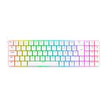 Teclado mecanico gamer ashe rgb switch blue redragon k626-kb-w branco Teclado mecanico gamer ashe rgb switch blue redragon k626-kb-w branco