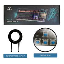 Teclado Mecânico Gamer Aula Wind F3030 Multicores - Original