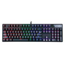 Teclado Mecânico Gamer Bright Tank, LED, Switch Blue, US - GTC564