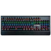 Teclado Mecânico Gamer Bright Titanium, RGB, Anti-Ghosting, ABNT2, Preto - GTC562