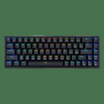 Teclado mecanico gamer castor rgb switch brown redragon k631-rgb preto Teclado mecanico gamer castor rgb switch brown redragon k631-rgb preto