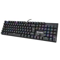 Teclado Mecânico Gamer CLANM TK87 RGB Switch Outemu Red ABNT-2 Macro Preto Teclado Mecânico Gamer CLANM TK87 RGB Switch Outemu Red ABNT-2 Macro Preto