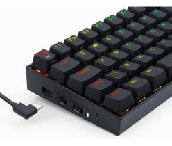 Teclado Mecanico Gamer Draconic Pro Switch Brown Redragon Preto Português Brasil