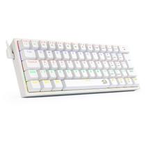 Teclado Mecânico Gamer Fizz Rainbow 60% Lunar White - K617-R-W