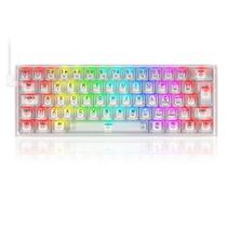 Teclado mecanico gamer fizz rgb switch crystal redragon k617ct-rgb pt