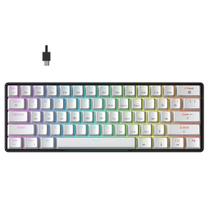 Teclado Mecânico Gamer Force One Atlas 60%, RGB, Switch Huano Red