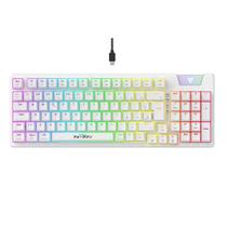 Teclado Mecânico Gamer Force One Yari, RGB, Switch Gateron Yellow