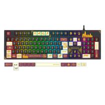 Teclado Mecânico Gamer Harry Potter AMSA Hogwarts - ABNT2 - RGB Chroma MK2 - Switch Brown HP-592RGB