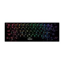 Teclado Mecanico Gamer Hermes E3 Rgb Preto Switch Blue