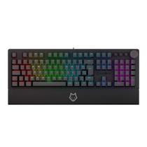Teclado Mecânico Gamer Husky Anchorage Full Size, RGB, Switch Gateron EF Vermelho, ABNT2, Preto - HTG200PTVR