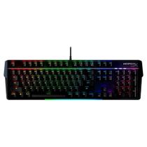 Teclado Mecânico Gamer HyperX Alloy MKW100, RGB, Switch Red, Full Size, US, Preto - 4P5E1AAABA