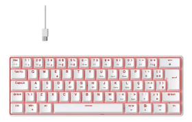 Teclado Mecânico Gamer Hyrax Thunder, Led Red, Huano, Abnt2 Teclado Mecânico Gamer Hyrax Thunder, Led Red, Huano, Abnt2
