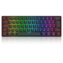 Teclado mecanico gamer jax pro rgb wireless switch dust-proof brown redragon k613-kbs preto Teclado mecanico gamer jax pro rgb wireless switch dust-proof brown redragon k613-kbs preto