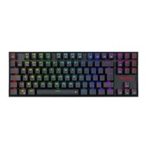 Teclado mecanico gamer kumara pro rgb wireless switch brown redragon k552rgb-brs-b preto