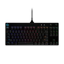 Teclado Mecânico Gamer Logitech G PRO com Layout US, RGB LIGHTSYNC, Design TKL, Cabo Destacável, Switch GX Blue Clicky - 920-009388