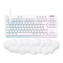 Teclado mecanico gamer logitech g713 aurora lightspeed rgb switch gx brown tactile branco 920-010701