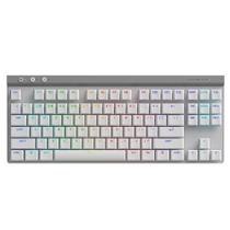 Teclado Mecânico Gamer Logitech Sem Fio G G515 TKL LightSpeed Branco - 920-012535