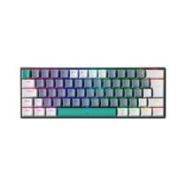 Teclado Mecânico Gamer Machenike K500-B61, RGB, Switch Brown, Layout 61 teclas, ABNT2, Cinza - K500-B61