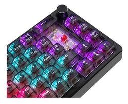 Teclado Mecanico Gamer Mancer Black Ghost Rainbow Switch Red Preto - Tgt Teclado Mecanico Gamer Mancer Black Ghost Rainbow Switch Red Preto - Tgt