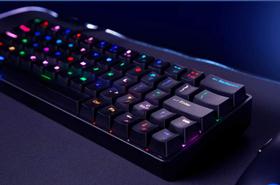 Teclado Mecânico Gamer MK 60% Dazz,100% anti-ghosting e possui iluminação RGB