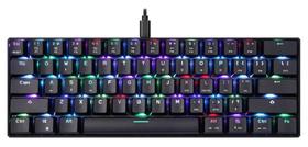 Teclado Mecânico Gamer Motospeed Ck61 Preto Switch Azul Rgb