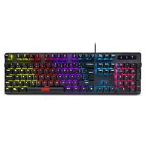 Teclado Mecânico Gamer Multilaser GK-500, LED Rainbow, Switch Blue, ABNT2, Modo Gamer - TC257