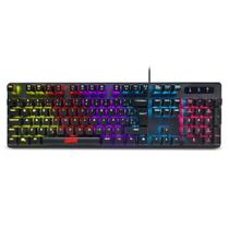 Teclado Mecânico Gamer Multilaser GK-500, LED Rainbow, Switch Blue, ABNT2, Modo Gamer - TC257