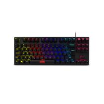 Teclado Mecânico Gamer Multilaser TKL LED Preto Rainbow Switch Blue PT - TC258