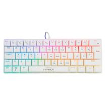 Teclado Mecânico Gamer Multilaser Warrior Royal Rgb - Branco