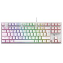 Teclado Mecânico Gamer Ninja Leap Pudim, Switch Blue, Rainbow, ABNT2, White Teclado Mecânico Gamer Ninja Leap Pudim, Switch Blue, Rainbow, ABNT2, White
