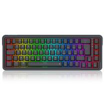 Teclado mecanico gamer nova rgb dragon chant linear k709-rgb preto Teclado mecanico gamer nova rgb dragon chant linear k709-rgb preto