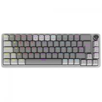 Teclado Mecânico Gamer PCYes Mecka White Ghost, Rainbow, Switch Outemu Red, 65%, ABNT2, Cinza e Branco, TPMKWGRD Teclado Mecânico Gamer PCYes Mecka White Ghost, Rainbow, Switch Outemu Red, 65%, ABNT2, Cinza e Branco, TPMKWGRD