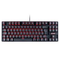 Teclado Mecânico Gamer PCyes Neron, LED Vermelho, Switch Blue, Anti-Ghosting, ABNT2, Preto - PNOHBLV