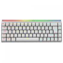 Teclado Mecânico Gamer PCYes Shiyan White Ghost, RGB, Switch Outemu Red, 60%, ABNT2, Branco, TPSHWGRD