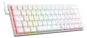 Teclado Mecânico Gamer Redragon 60% Rgb Branco Abnt2 Hot Swa Branco Português Brasil Teclado Mecânico Gamer Redragon 60% Rgb Branco Abnt2 Hot Swa Branco Português Brasil