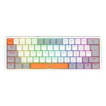 Teclado Mecânico Gamer Redragon Akali - ABNT2 - RGB - Switch Marrom - Branco e Laranja - K642WGO-RGB Teclado Mecânico Gamer Redragon Akali - ABNT2 - RGB - Switch Marrom - Branco e Laranja - K642WGO-RGB