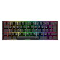 Teclado Mecânico Gamer Redragon Anivia Pro, RGB, Low-Profile, Switch Brown, ABNT2, Preto