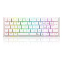 Teclado Mecânico Gamer Redragon Anivia, RGB, Switch Brown, Wired, ABNT2, Branco