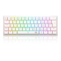 Teclado Mecânico Gamer Redragon Anivia, RGB, Switch Marrom, ABNT2, Branco