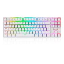 Teclado Mecânico Gamer Redragon APS, RGB, Switch Blue, ABNT2, Branco - K607W-RGB (PT-BLUE) Teclado Mecânico Gamer Redragon APS, RGB, Switch Blue, ABNT2, Branco - K607W-RGB (PT-BLUE)