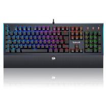 Teclado Mecânico Gamer Redragon Aryaman V2, RGB, Switch Brown, N-Key, ABNT2, Preto