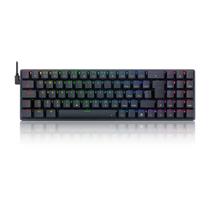 Teclado Mecânico Gamer Redragon Ashe, RGB, Switch Marrom, N-Keys, ABNT2, Preto - K626-KB-B (PT-BROWN)
