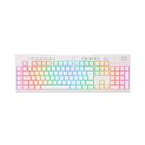 Teclado Mecânico Gamer Redragon Brahma Pro Switch Vermelho RGB USB Branco