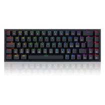 Teclado Mecânico Gamer Redragon Castor, RGB, Switch Brown, ABNT2, Preto - K631-RGB (PT-BROWN)